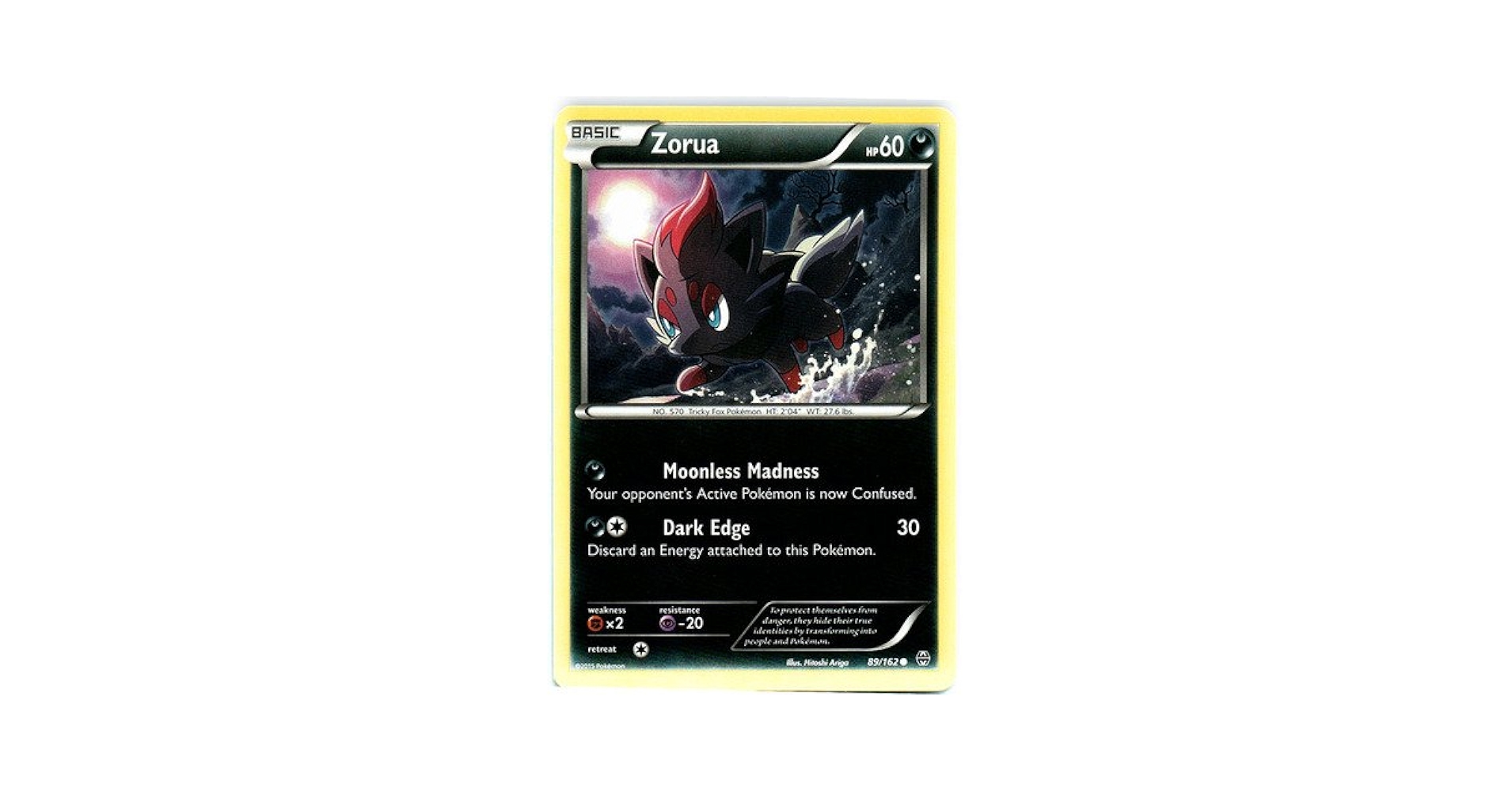 Amazon.com: Pokemon - Zorua (89/162) - XY Breakthrough